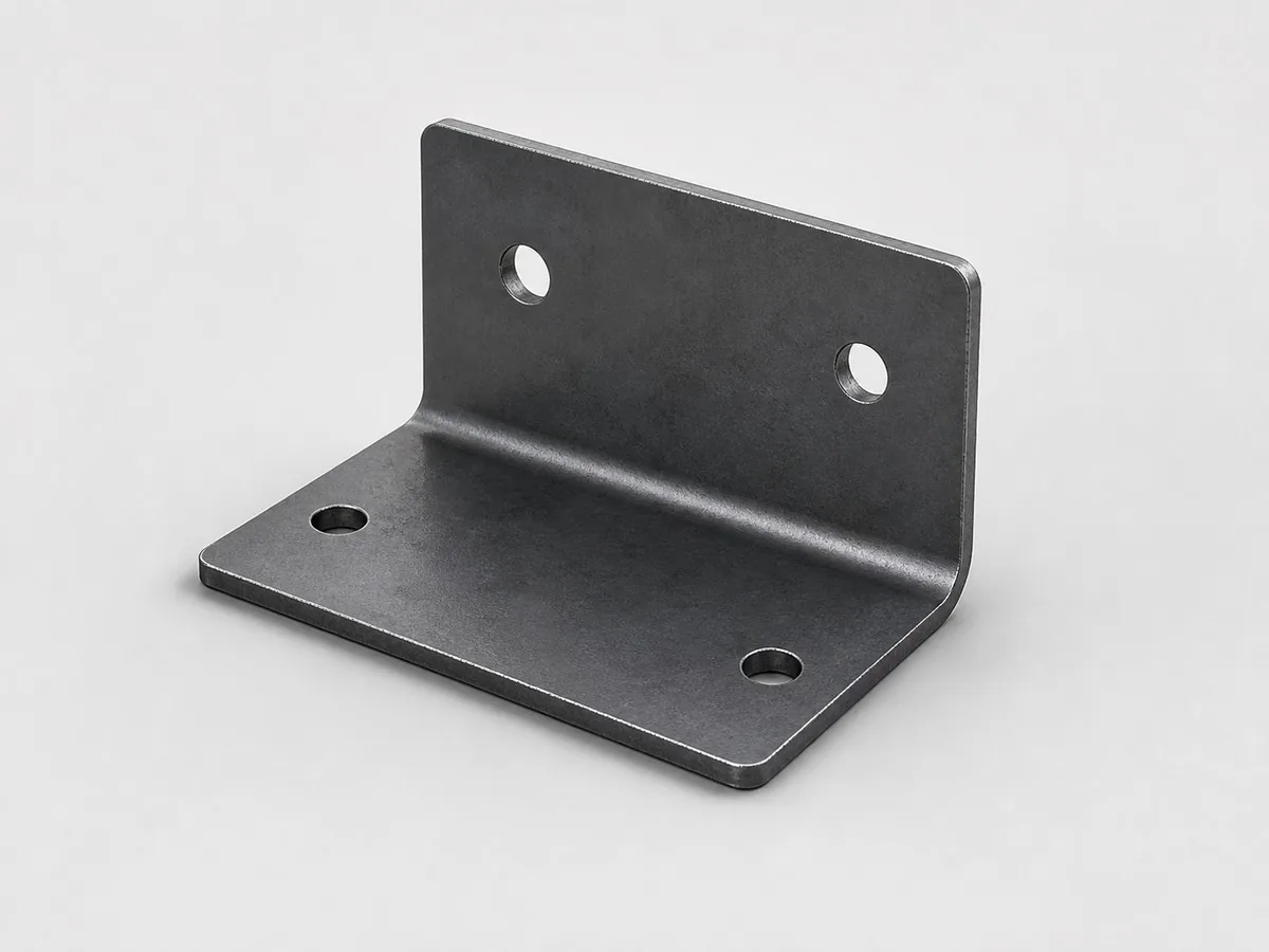 Finished formed steel bracket