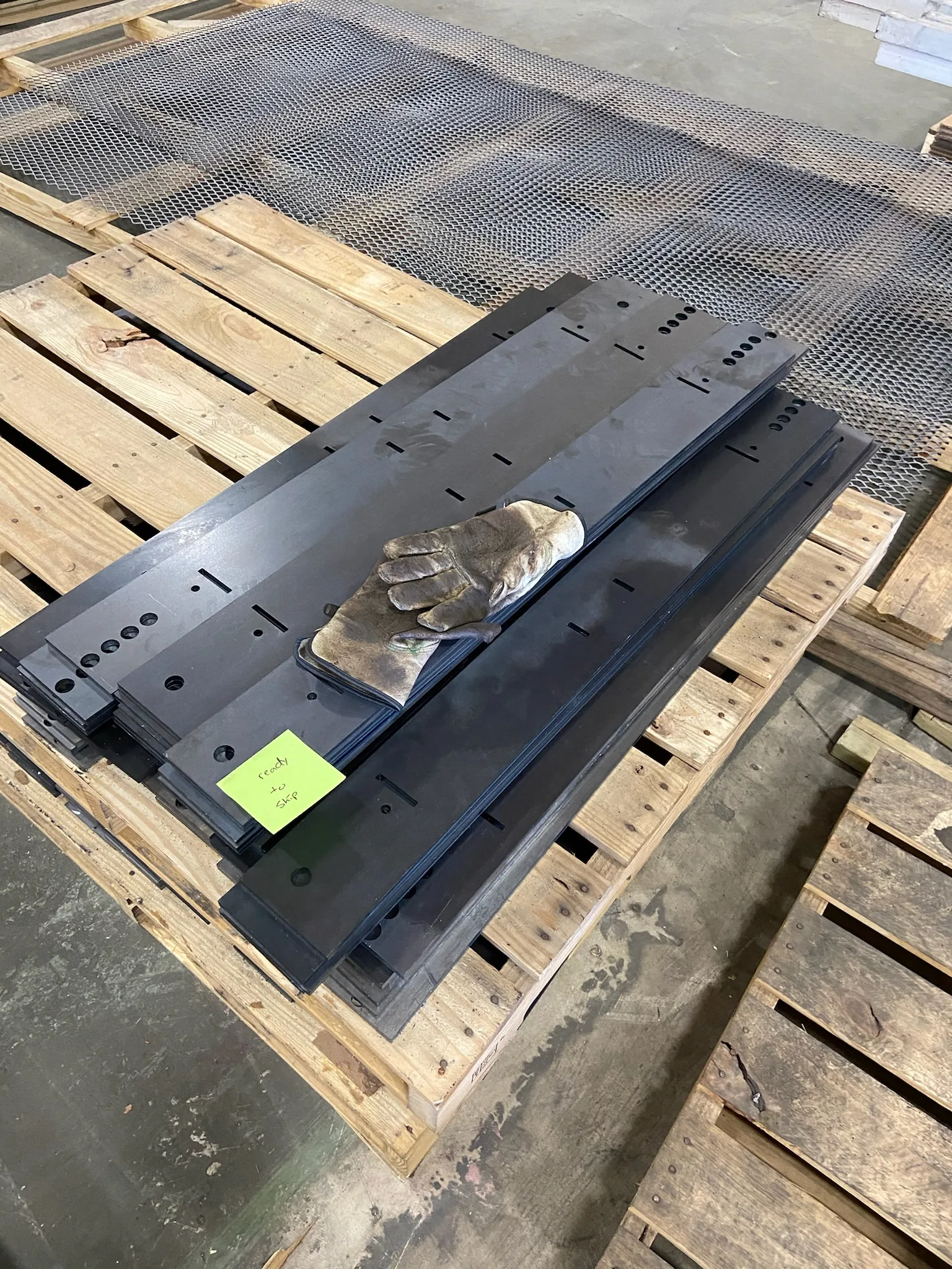 Long laser-cut sheet-metal parts